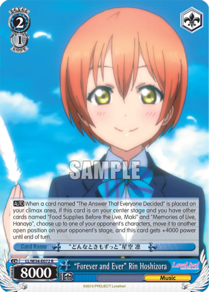 "Forever and Ever" Rin Hoshizora