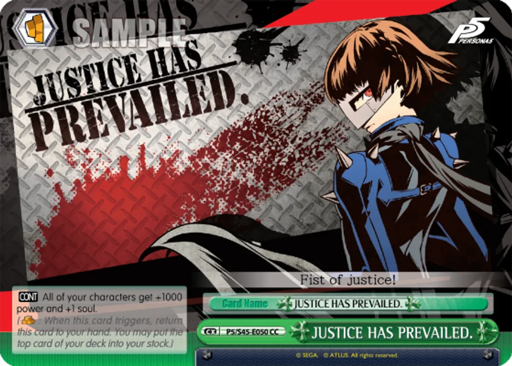 JUSTICE HAS PREVAILED.