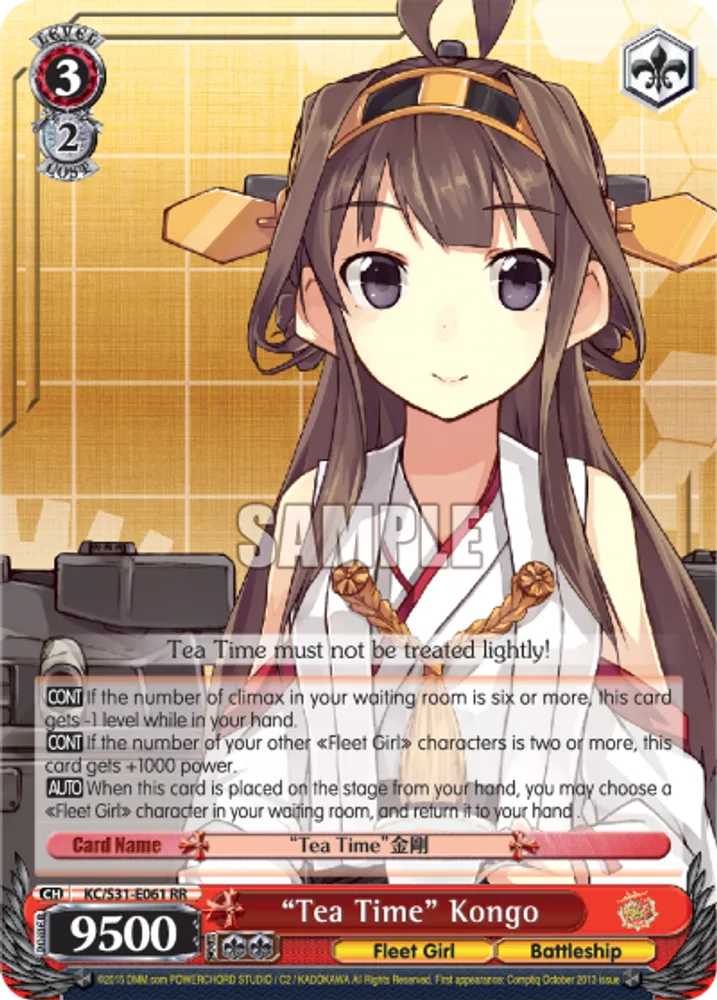 “Tea Time” Kongo