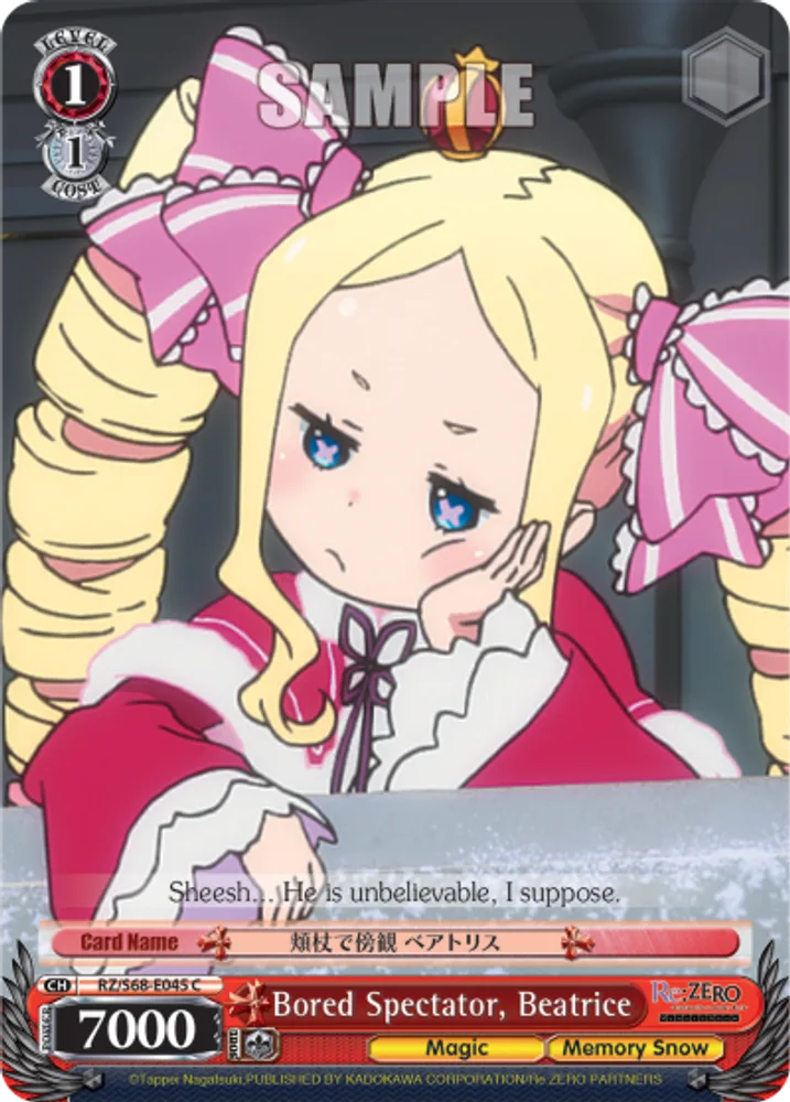 Bored Spectator, Beatrice