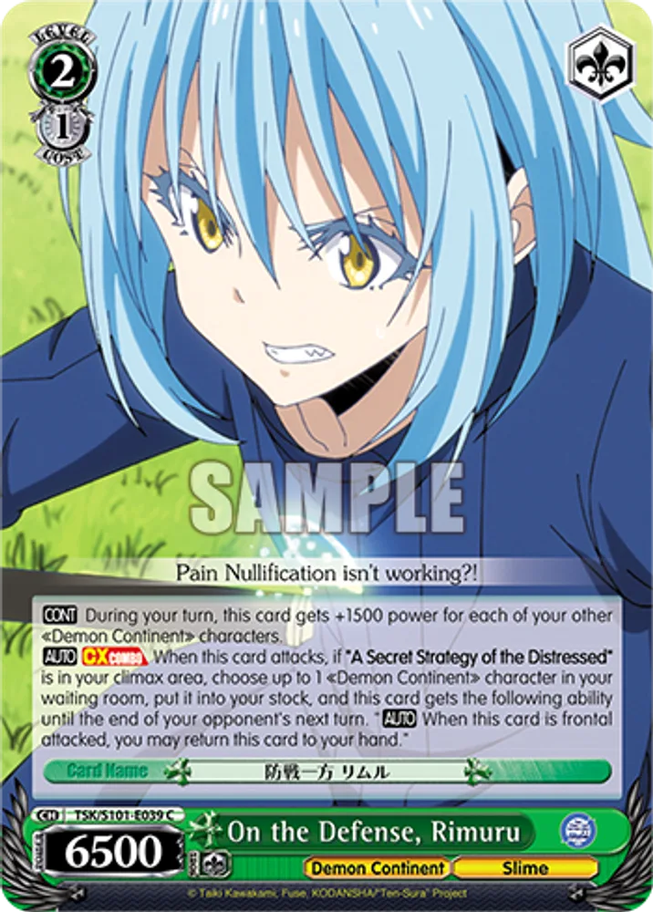 On the Defense, Rimuru