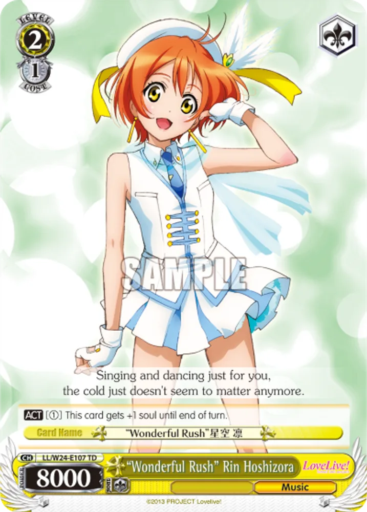"Wonderful Rush" Rin Hoshizora