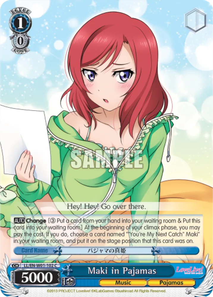 Maki in Pajamas