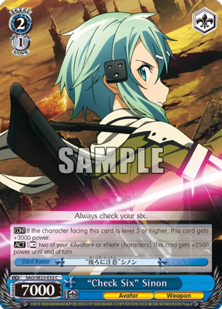 "Check Six" Sinon