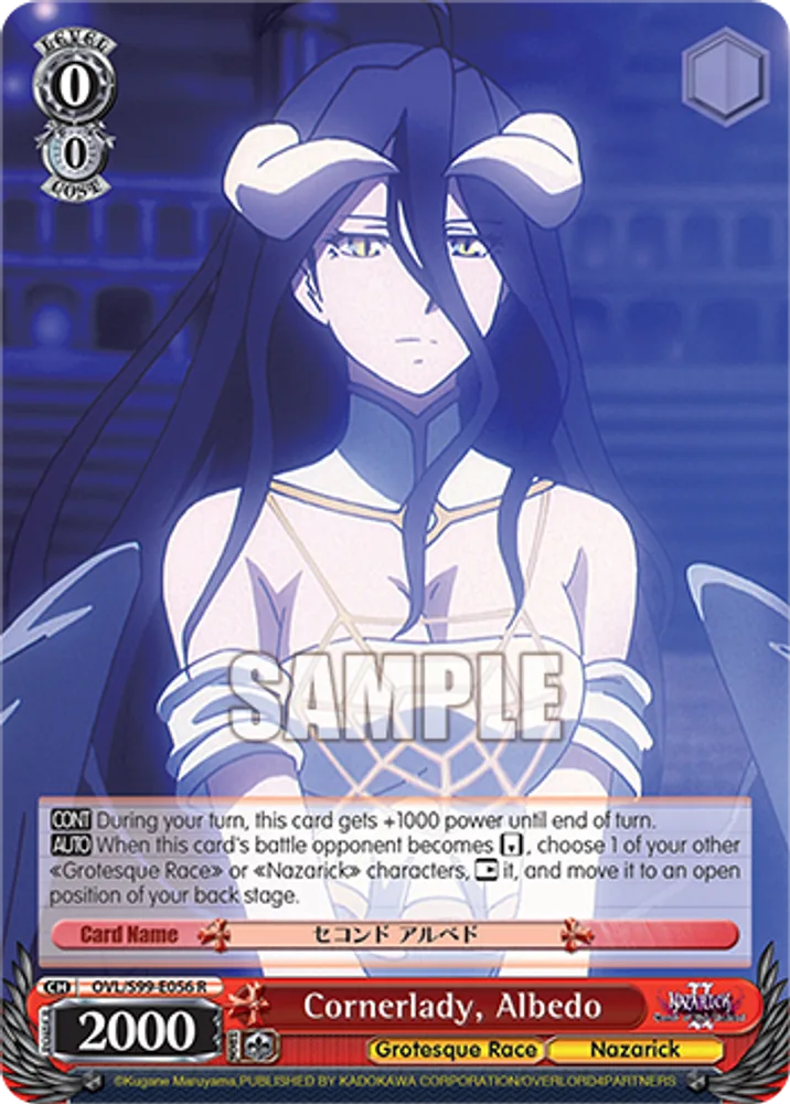 Cornerlady, Albedo