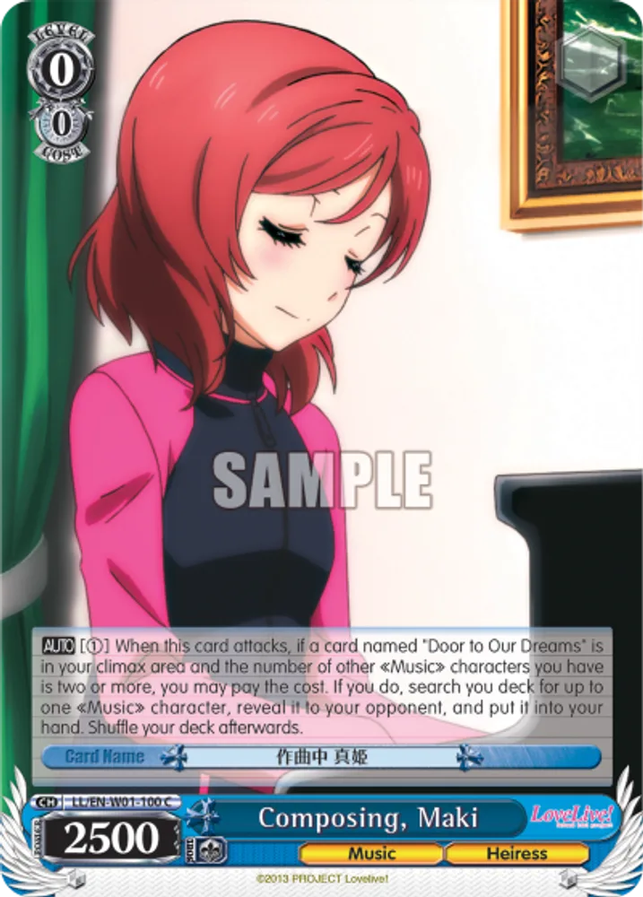 Composing, Maki