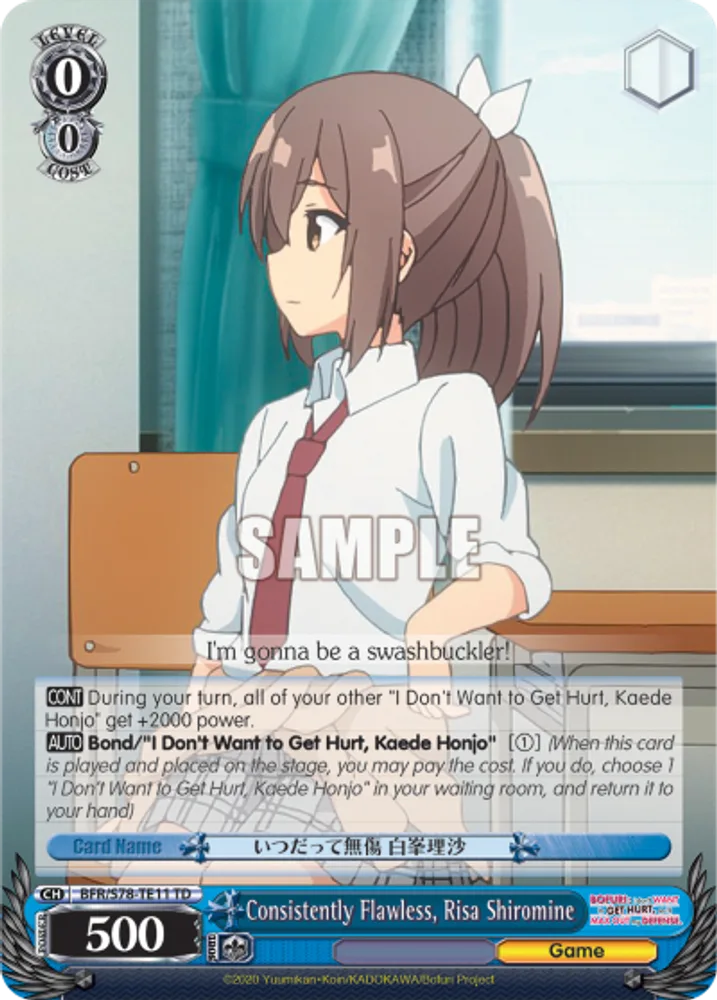 Consistently Flawless, Risa Shiromine