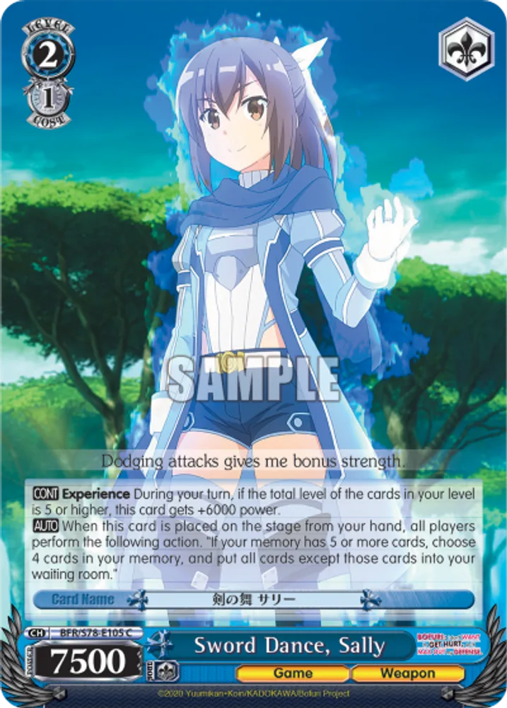 Sword Dance, Sally