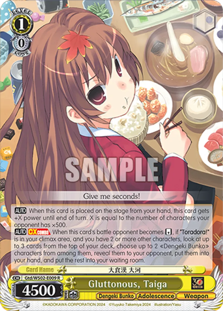 Gluttonous, Taiga