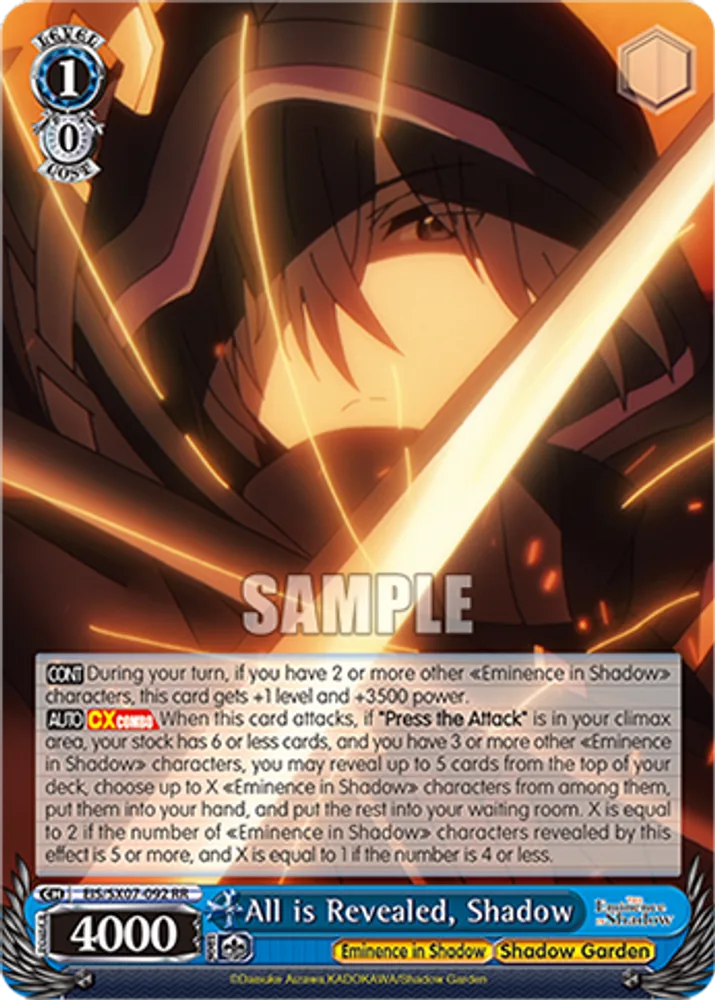 All is Revealed, Shadow