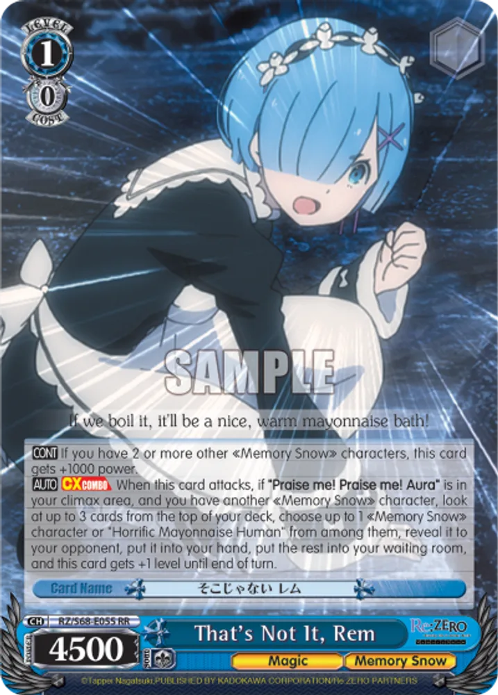 That's Not It, Rem