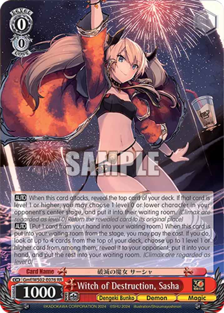 Witch of Destruction, Sasha