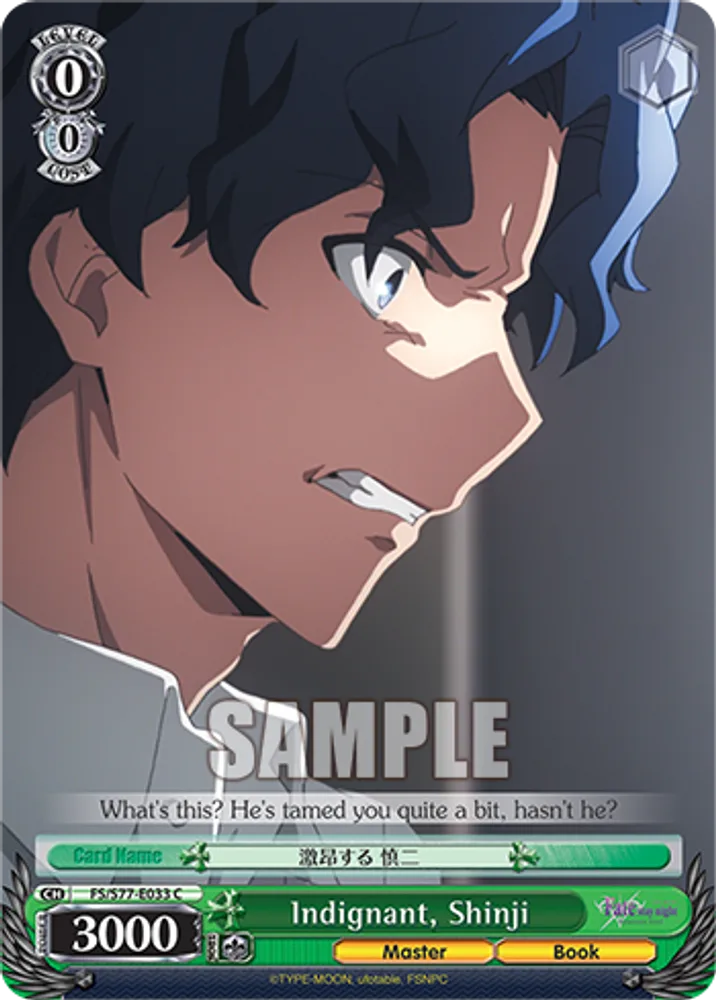 Indignant, Shinji