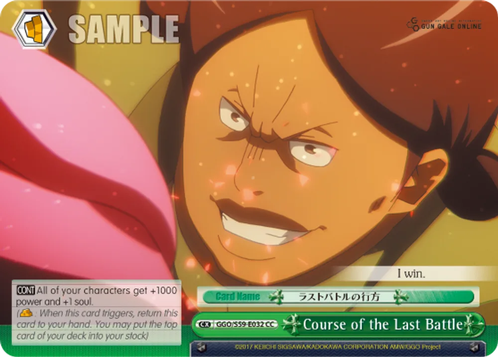 Course of the Last Battle
