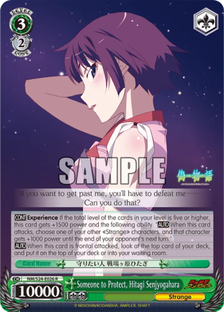 Someone to Protect, Hitagi Senjyogahara