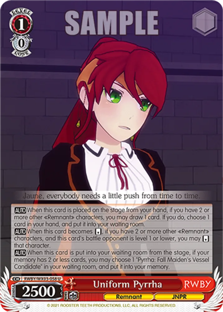 Uniform Pyrrha