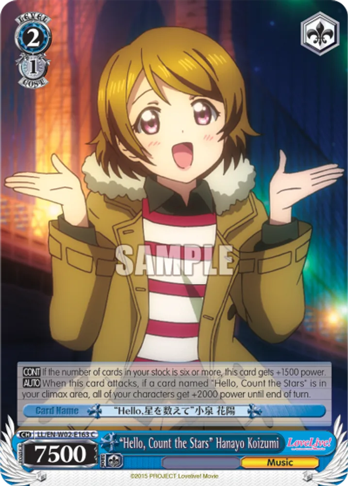 “Hello, Count the Stars” Hanayo Koizumi