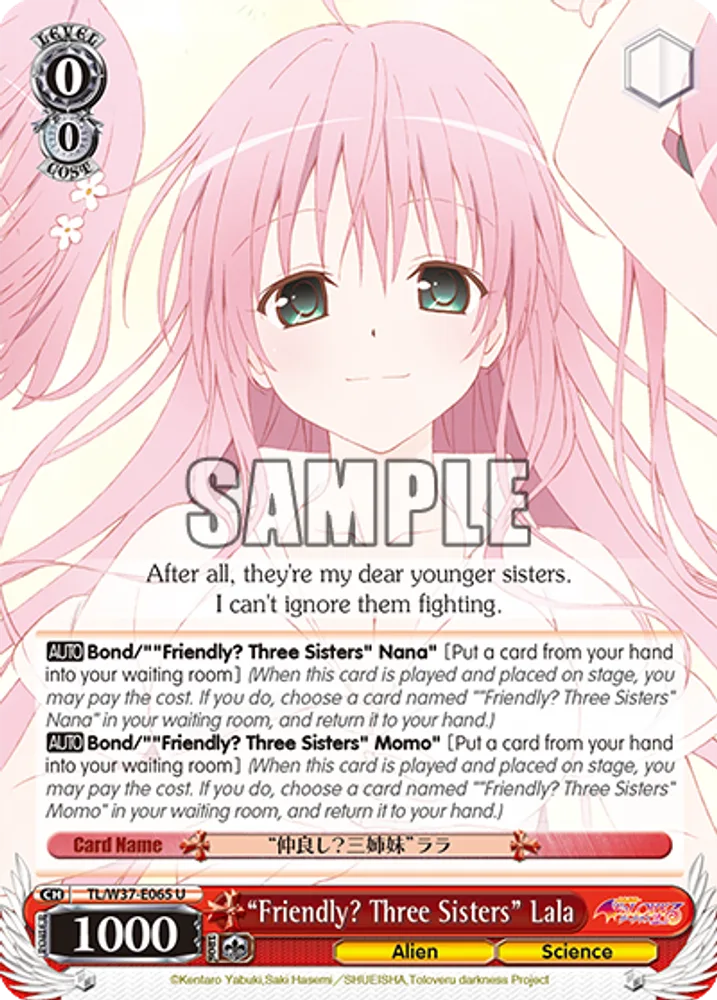 “Friendly? Three Sisters” Lala