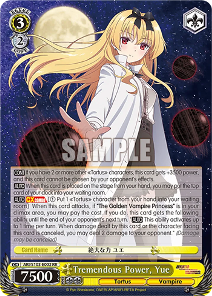 Tremendous Power, Yue