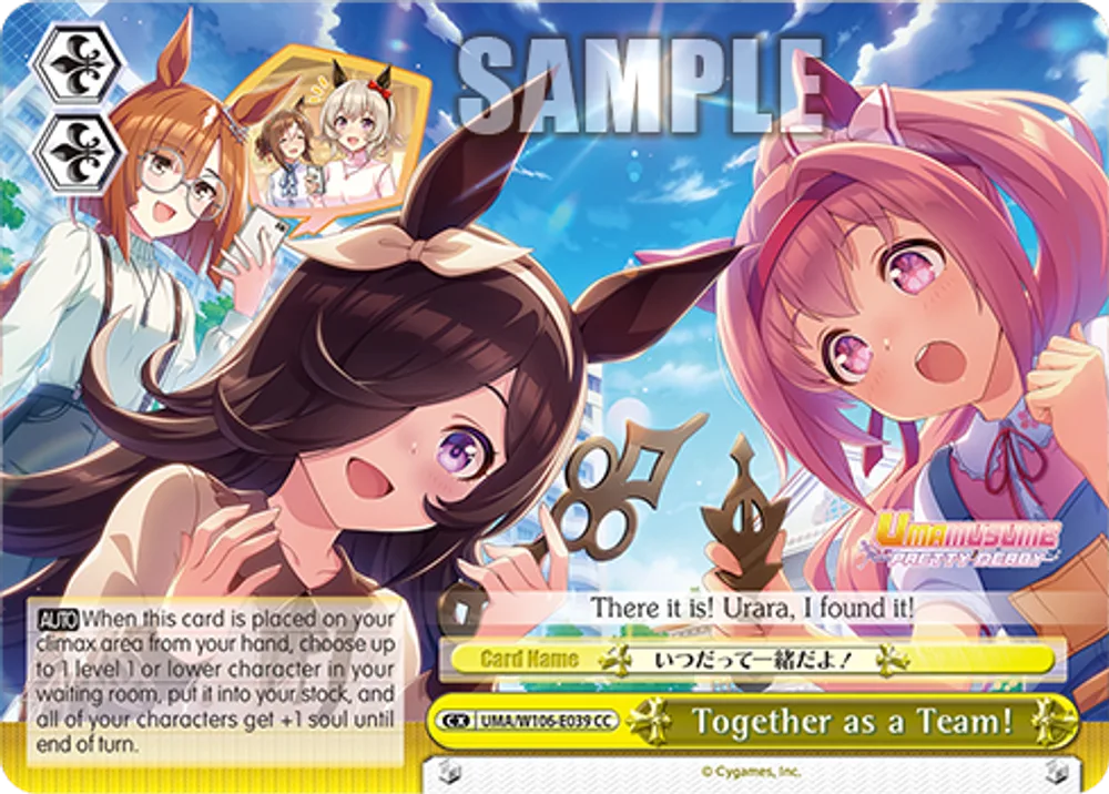 Together as a Team!