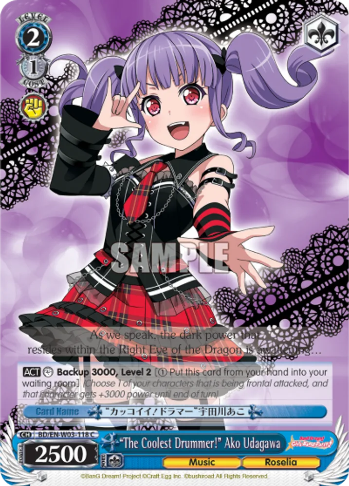 "The Coolest Drummer!" Ako Udagawa