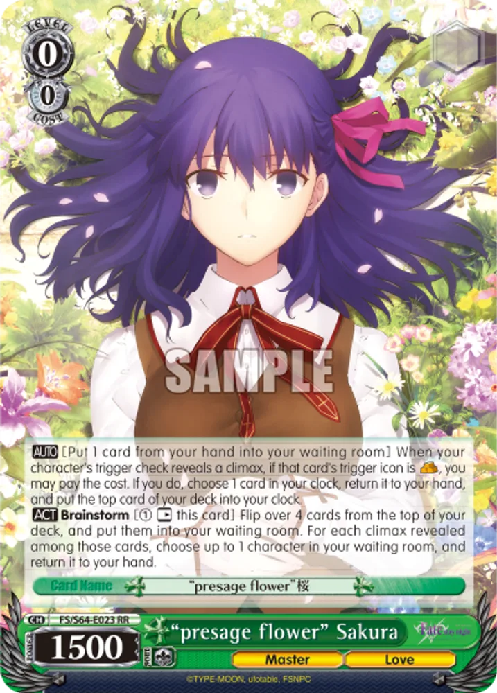 "presage flower" Sakura