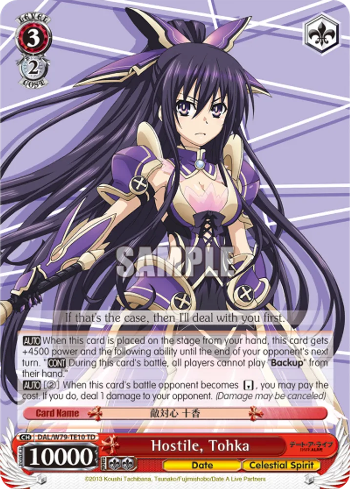 Hostile, Tohka