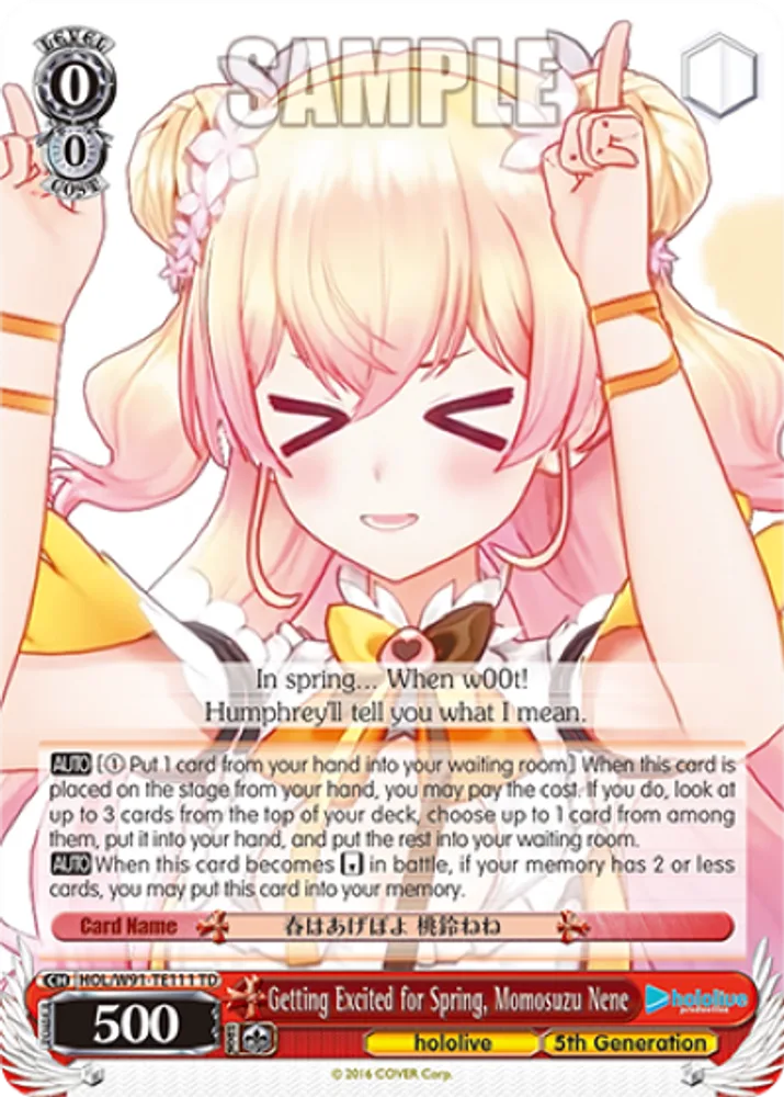 Getting Excited for Spring, Momosuzu Nene