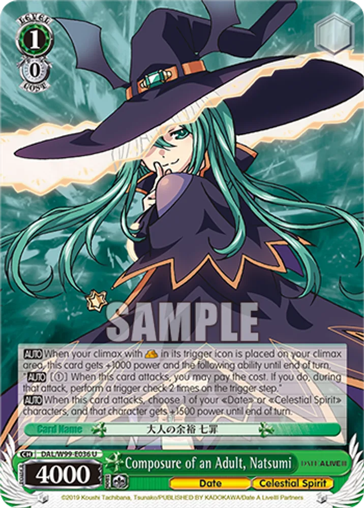 Composure of an Adult, Natsumi