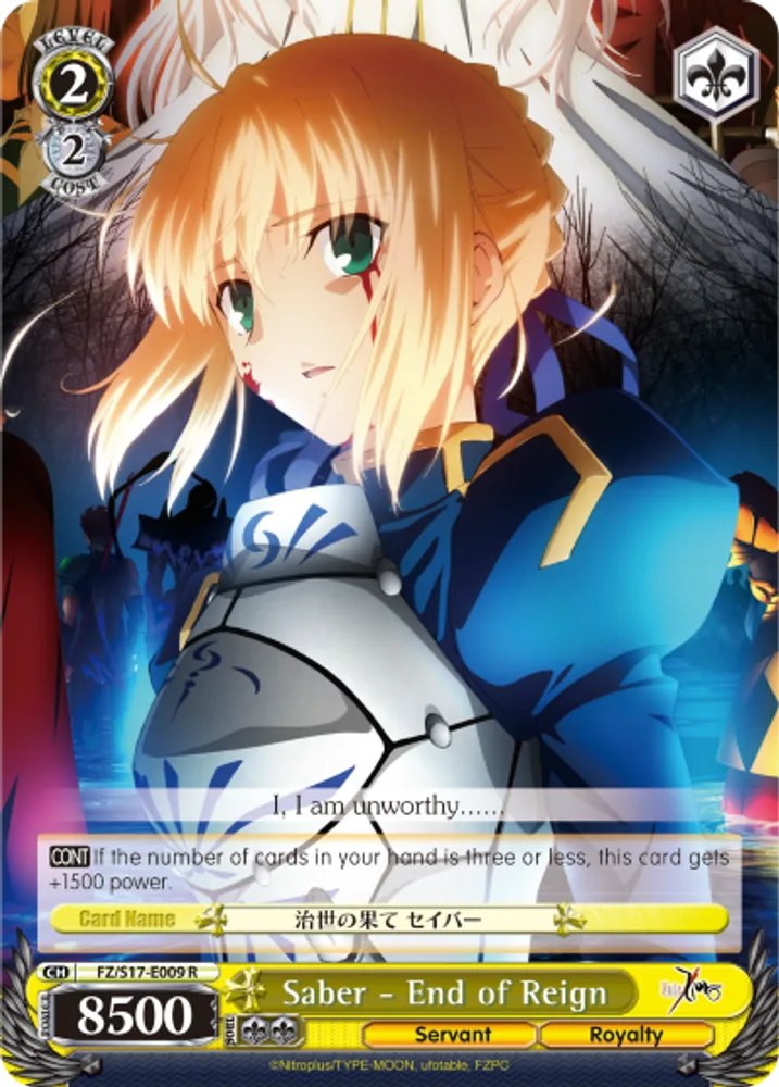Saber - End of Reign