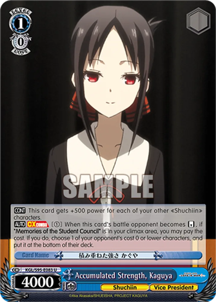 Accumulated Strength, Kaguya