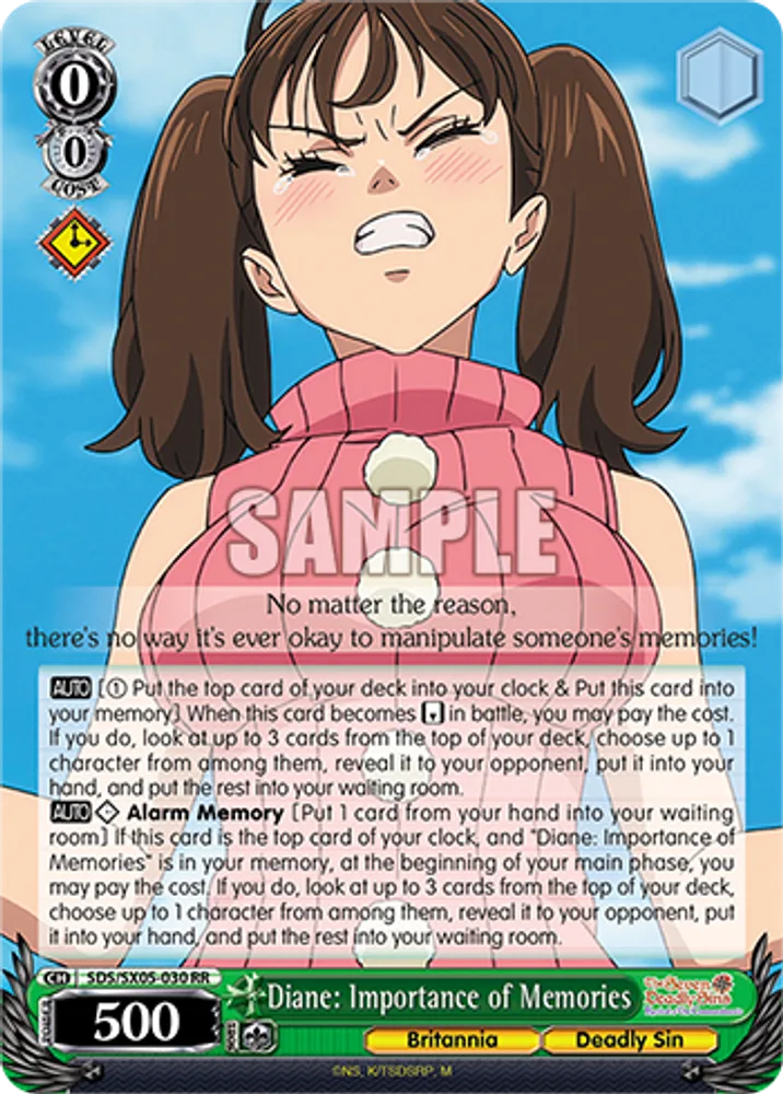 Diane: Importance of Memories