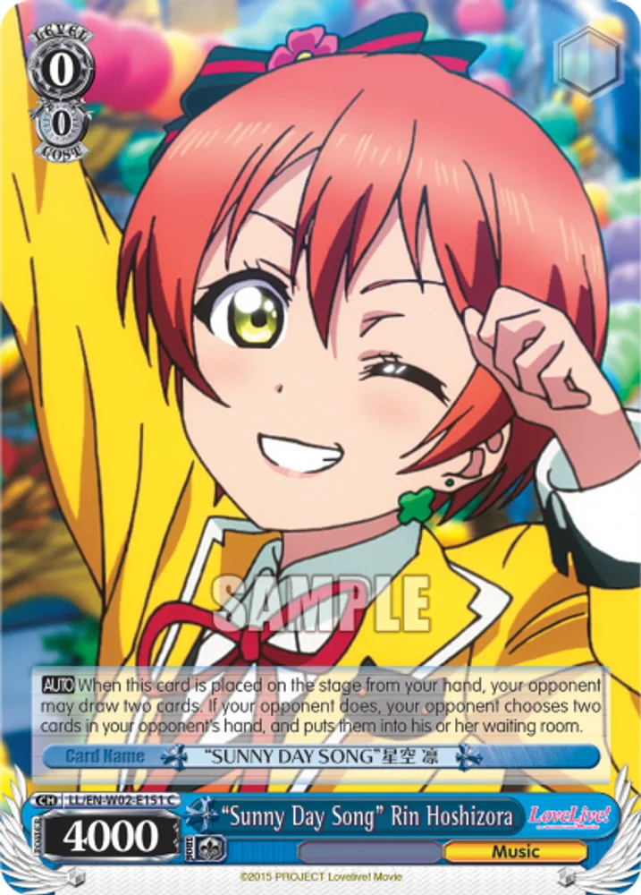 “Sunny Day Song” Rin Hoshizora