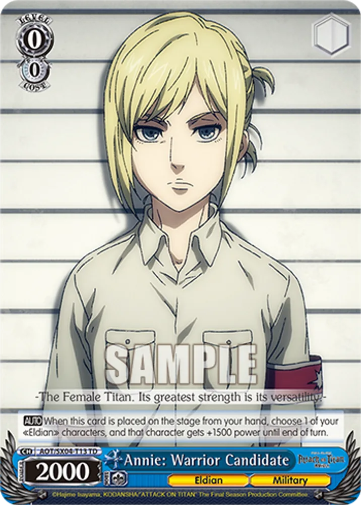 Annie: Warrior Candidate