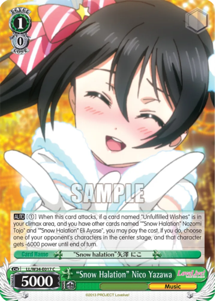 "Snow Halation" Nico Yazawa