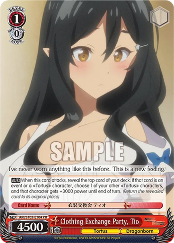 Clothing Exchange Party, Tio