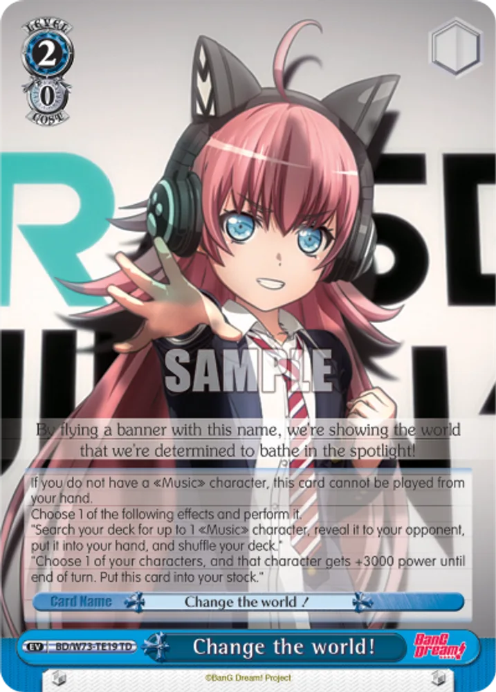 Change the world!