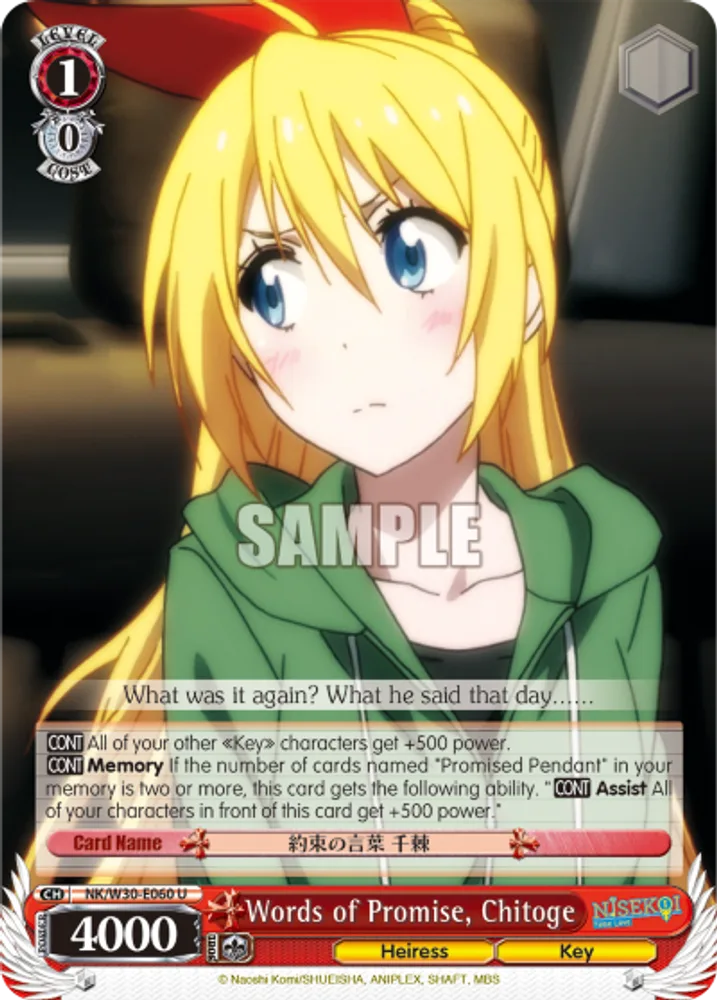 Words of Promise, Chitoge