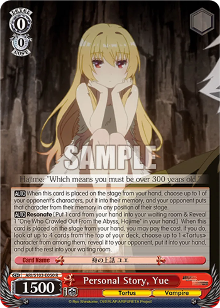 Personal Story, Yue