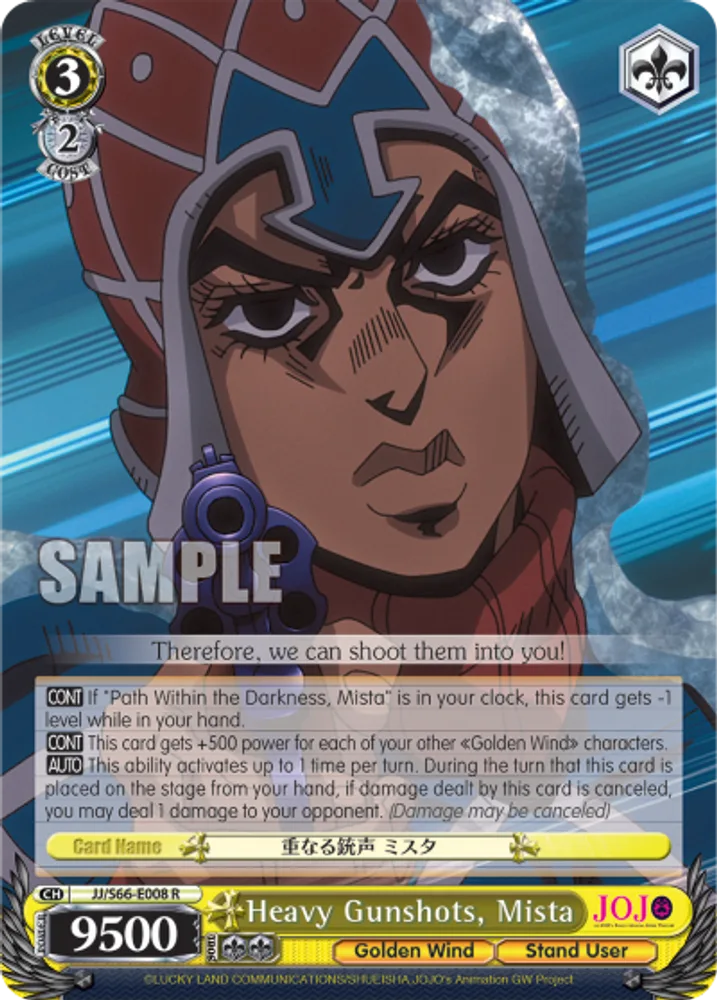 Heavy Gunshots, Mista
