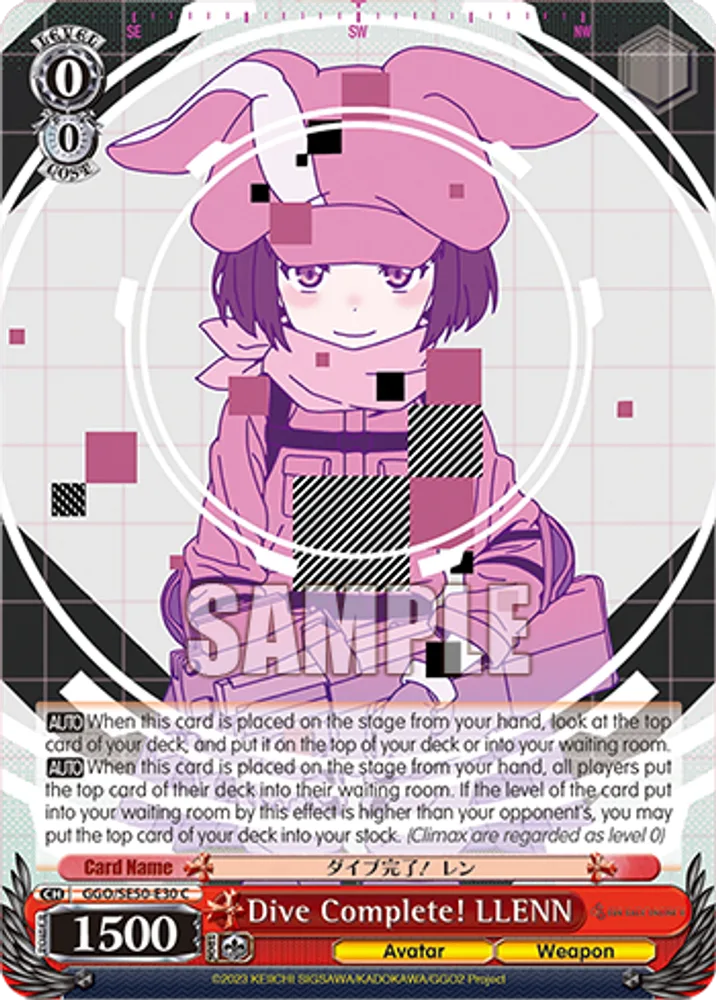 Dive Complete! LLENN