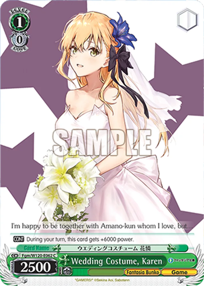 Wedding Costume, Karen