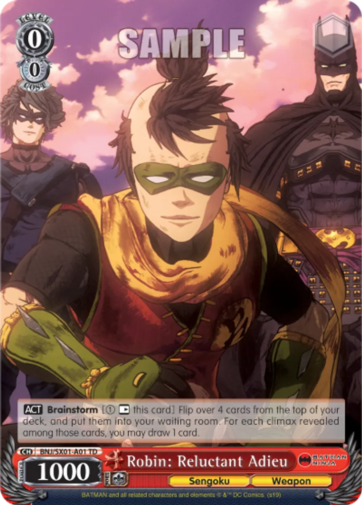 Robin: Reluctant Adieu