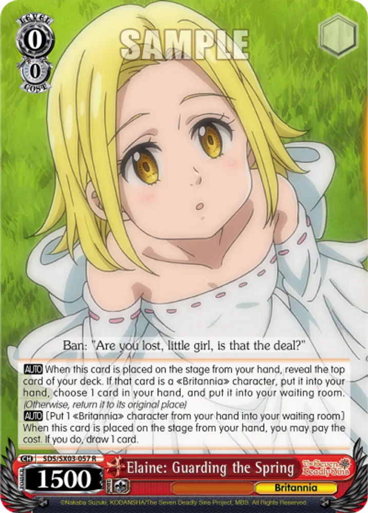 Elaine: Guarding the Spring