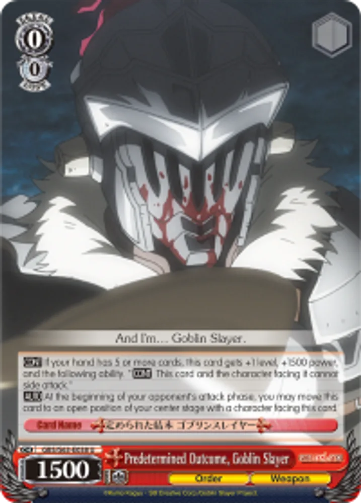 Predetermined Outcome, Goblin Slayer