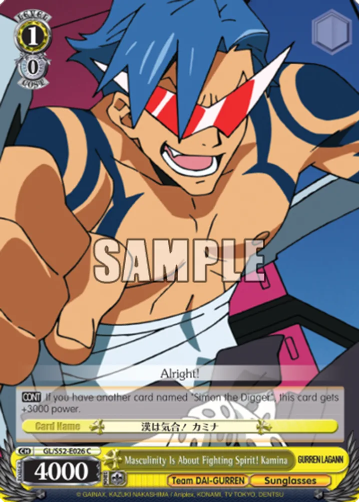 Masculinity Is About Fighting Spirit! Kamina