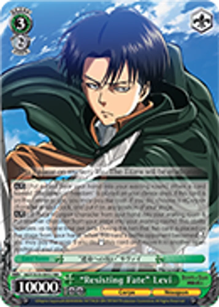 "Resisting Fate" Levi