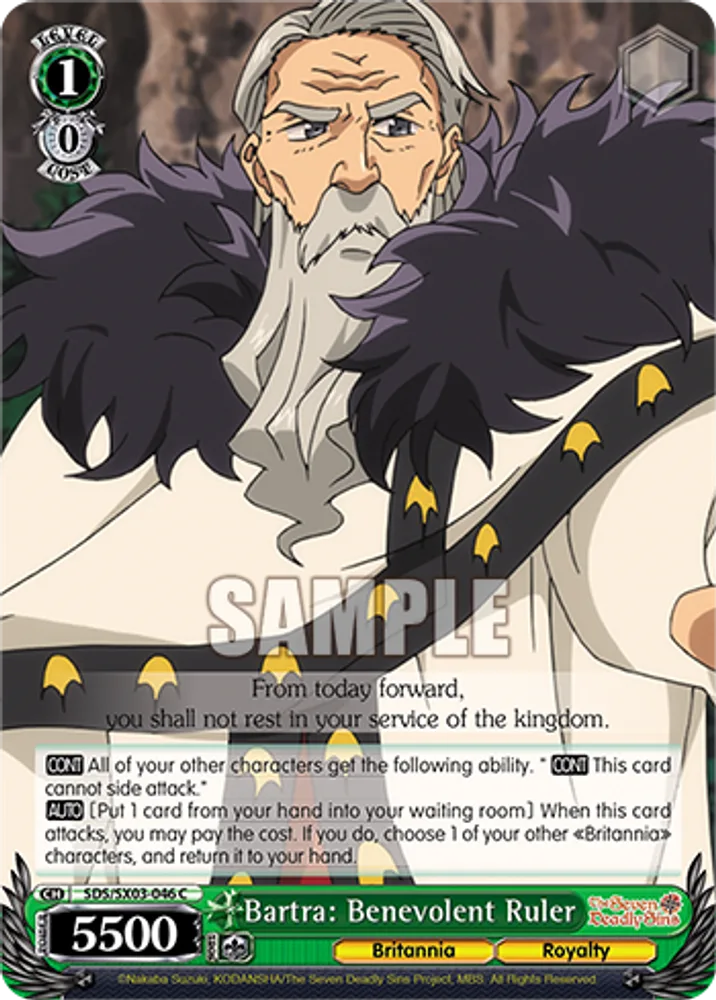 Bartra: Benevolent Ruler