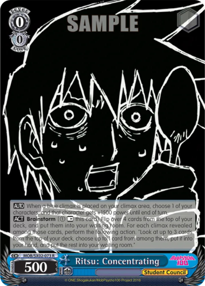 Ritsu: Concentrating
