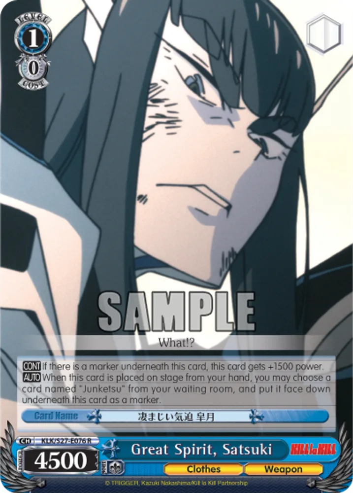 Great Spirit, Satsuki